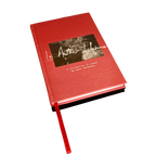 A red hardcover book titled 'In Another Lifetime: A collection of poems' by Ayan Hemasy, shown at an angle on a plain white background with a red ribbon bookmark extending from the bottom.